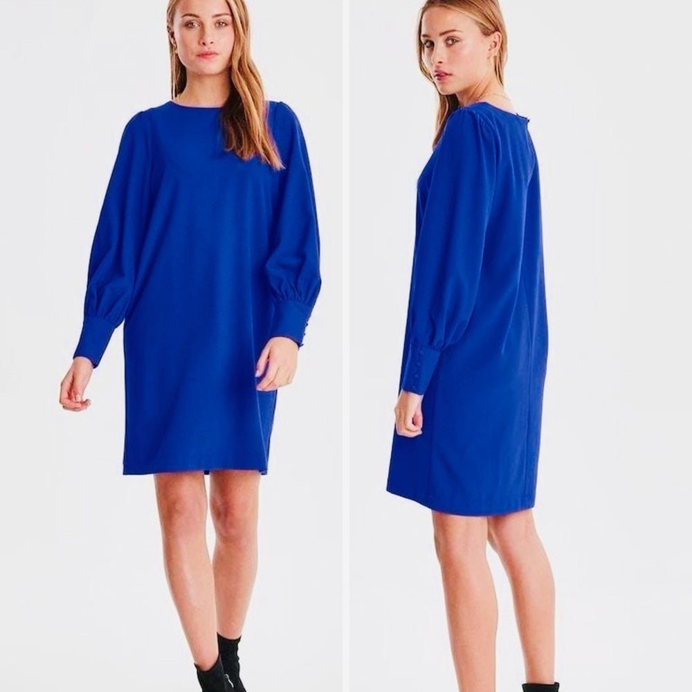 ICHI brand, blue dress, size: M